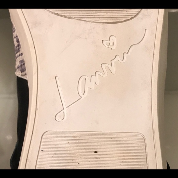 Lanvin Leather Snake High Top Sneaker - Picture 9 of 9